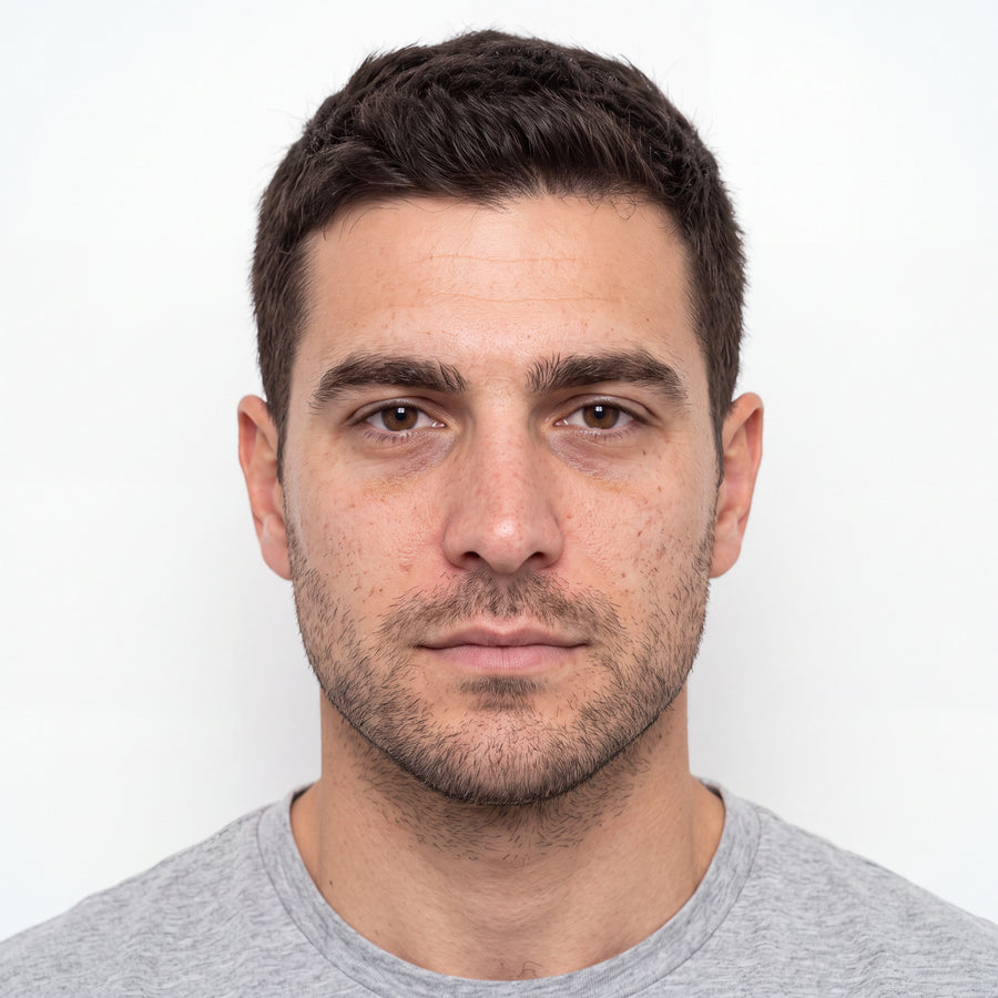 Visage d'un homme avant Handsomefyer
